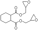 结构式 CAS# 5493-45-8, 环己烷-1,2-二羧酸二缩水甘油酯; 环己烷-1,2-二羧酸二(环氧乙基甲基)酯