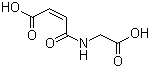 结构式 CAS# 54930-24-4, N-(羧甲基)马来酰胺酸