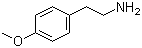 4-甲氧基苯乙胺分子结构 (CAS 55-81-2)