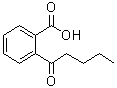2-Valerylbenzoic acid molecular structure (CAS 550-37-8)