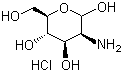 structure of CAS# 5505-63-5, D-Mannosamine hydrochloride ;2-Amino-2-deoxy-D-mannose hydrochloride