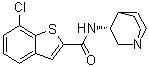 结构式 CAS# 550999-75-2, Encenicline