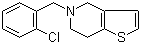 Ticlopidine molecular structure (CAS 55142-85-3)