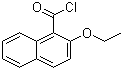 2-Ethoxynaphthalene-1-carbonyl chloride molecular structure (CAS 55150-29-3)