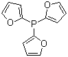 structure of CAS# 5518-52-5, Tri(2-furyl)phosphine;tris(furan-2-yl)phosphane
