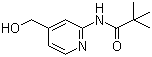 structure of CAS# 551950-45-9, N-(4-Hydroxymethylpyridin-2-yl)-2,2-dimethylpropionamide