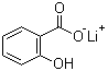 Salicylic acid monolithium salt molecular structure (CAS 552-38-5)