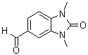 structure of CAS# 55241-49-1, 1,3-Dimethyl-2-oxo-2,3-dihydro-1H-benzimidazole-5-carboxaldehyde