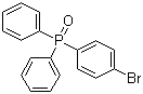 结构式 CAS# 5525-40-6, (4-溴苯基)二苯基膦氧化物