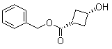 structure of CAS# 552849-32-8, Benzyl cis-3-hydroxycyclobutanecarboxylate;cis-3-Hydroxycyclobutanecarboxylic acid phenylmethyl ester
