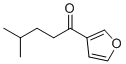 structure of CAS# 553-84-4, Perilla ketone;1-(furan-3-yl)-4-methylpentan-1-one