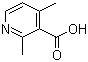 结构式 CAS# 55314-30-2, 2,4-二甲基吡啶-3-羧酸