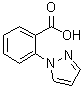 structure of CAS# 55317-53-8, 2-(1H-Pyrazol-1-yl)benzoic acid;2-(Pyrazol-1-yl)benzoic acid