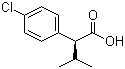 (S)-2-(4-Chlorophenyl)-3-methylbutyric acid molecular structure (CAS 55332-38-2)