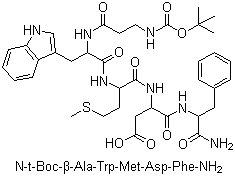 五肽胃泌素分子结构 (CAS 5534-95-2)