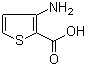 结构式 CAS# 55341-87-2, 3-氨基噻吩-2-甲酸