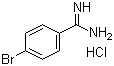 结构式 CAS# 55368-42-8, 4-溴苄脒盐酸盐; 4-溴苯甲脒盐酸盐