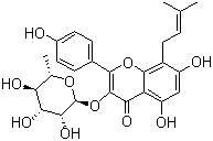 结构式 CAS# 55395-07-8, 宝藿苷 II