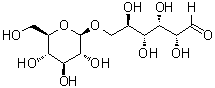 6-O-beta-D-吡喃葡萄糖基-D-葡萄糖分子结构 (CAS 554-91-6)