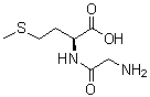 Glycyl-L-methionine molecular structure (CAS 554-94-9)