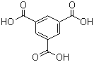 均苯三酸分子结构 (CAS 554-95-0)