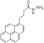 结构式 CAS# 55486-13-0, 1-芘丁酰肼