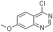 structure of CAS# 55496-52-1, 4-Chloro-7-methoxyquinazoline