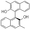 结构式 CAS# 55515-99-6, (1S)-3,3'-二甲基[1,1'-联萘]-2,2'-二醇