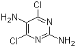 structure of CAS# 55583-59-0, 2,5-Diamino-4,6-dichloropyrimidine;4,6-Dichloropyrimidine-2,5-diamine