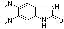 结构式 CAS# 55621-49-3, 5,6-二氨基苯并咪唑-2-酮
