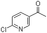 structure of CAS# 55676-22-7, 2-Chloro-5-acetylpyridine;5-Acetyl-2-chloropyridine; 1-(6-Chloro-3-pyridinyl)-1-ethanone