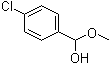 4-Chloro-alpha-methoxybenzenemethanol molecular structure (CAS 55685-75-1)