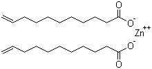 structure of CAS# 557-08-4, Zinc undecylenate;Zinc diundec-10-enoate; Undecylenic acid zinc salt