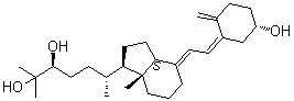 结构式 CAS# 55700-58-8, 24S,25-二羟基维他命 D3