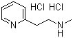 structure of CAS# 5579-84-0, Betahistine dihydrochloride ;2-(2-(Methylamino)ethyl)pyridine dihydrochloride
