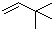 structure of CAS# 558-37-2, 3,3-Dimethyl-1-butene;3,3-Dimethylbut-1-ene; Neohexene