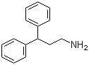 structure of CAS# 5586-73-2, 3,3-Diphenylpropylamine