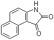 structure of CAS# 5588-87-4, Benz[e]isatin;4,5-Benzoisatin; 1H-Benz[e]indole-1,2(3H)-dione