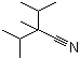 structure of CAS# 55897-64-8, 2-Isopropyl-2,3-dimethyl-butyronitrile;2,3-Dimethyl-2-isopropylbutanenitrile; 2,2-Diisopropylpropionitrile; DIPPN