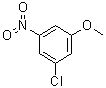 structure of CAS# 55910-07-1, 3-Chloro-5-nitroanisole;1-Chloro-3-methoxy-5-nitrobenzene