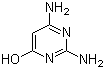 structure of CAS# 56-06-4, 2,4-Diamino-6-hydroxypyrimidine;2,6-Diamino-4-pyrimidinol; 2,6-Diamino-4-pyrimidinone