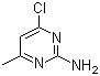structure of CAS# 5600-21-5, 2-Amino-4-chloro-6-methylpyrimidine