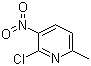 structure of CAS# 56057-19-3, 2-Chloro-3-nitro-6-methylpyridine;2-Chloro-3-nitro-6-picoline; 6-Chloro-2-methyl-5-nitropyridine; 6-Chloro-5-nitro-2-picoline