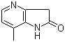 structure of CAS# 56057-25-1, 1,3-Dihydro-7-methyl-2H-pyrrolo[3,2-b]pyridin-2-one