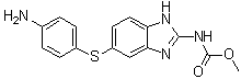 structure of CAS# 56073-96-2, [5-[(4-Aminophenyl)thio]-1H-benzimidazol-2-yl]carbamic acid methyl ester;N-[6-[(4-Aminophenyl)thio]-1H-benzimidazol-2-yl]carbamic acid methyl ester