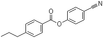 4-Cyanophenyl 4'-propylbenzoate molecular structure (CAS 56131-49-8)