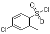 structure of CAS# 56157-92-7, 4-Chloro-2-methylbenzenesulfonyl chloride;2-Methyl-4-chlorobenzenesulfonyl chloride; 4-Chloro-2-methylphenylsulfonyl chloride; NSC 276294