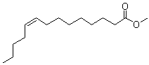 structure of CAS# 56219-06-8, Myristoleic acid methyl ester;Methyl (Z)-9-tetradecenoate; Methyl cis-9-tetradecenoate; Methyl myristoleate