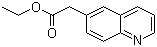 结构式 CAS# 5622-38-8, 6-喹啉乙酸乙酯