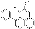 2-甲氧基-9-苯基-1H-萘嵌苯-1-酮分子结构 (CAS 56252-05-2)